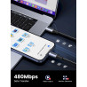 UGREEN 15311 USB-C to USB-C Charging Cable 240W 1m 4.8 Gbit/s / grey