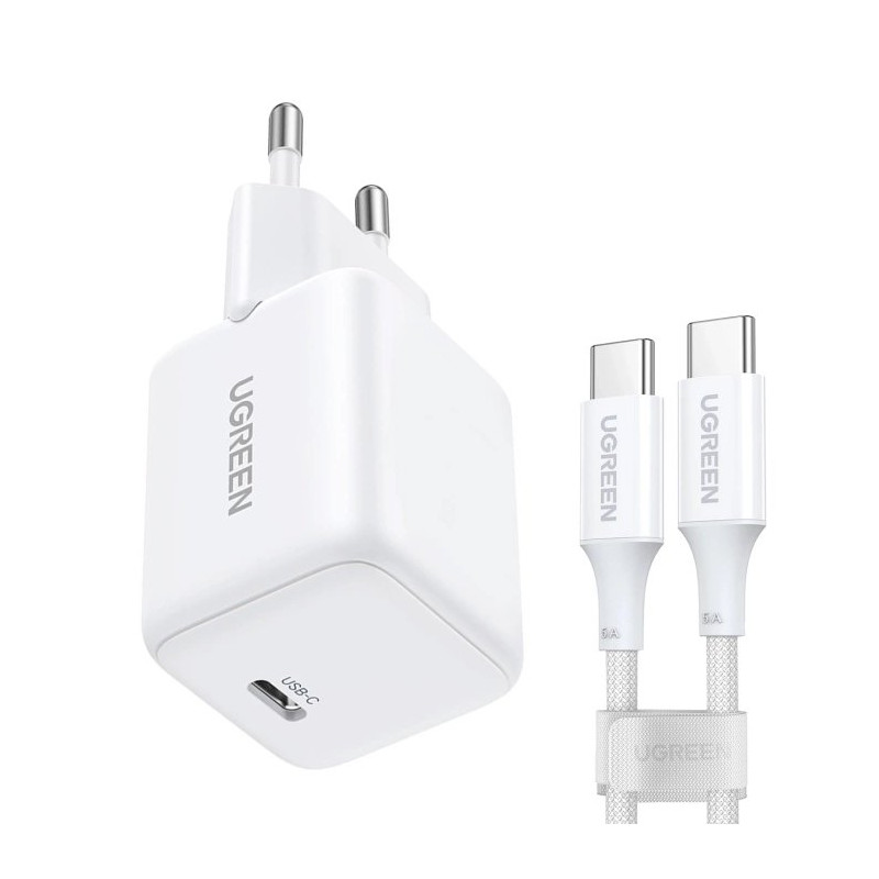 UGREEN 65013 X513 Smartphone Charger AC Fast Charging 30W / white