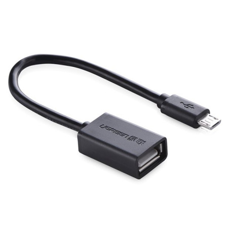 UGREEN 10396 USB 2.0 Cable USB A to Micro-USB B 0.12 m 0.48 Gbit/s / black