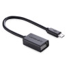 UGREEN 10396 USB 2.0 Cable USB A to Micro-USB B 0.12 m 0.48 Gbit/s / black
