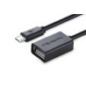 UGREEN 10396 USB 2.0 Cable USB A to Micro-USB B 0.12 m 0.48 Gbit/s / black