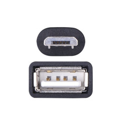 UGREEN 10396 USB 2.0 Cable USB A to Micro-USB B 0.12 m 0.48 Gbit/s / black