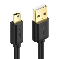 UGREEN 10355B USB Cable USB 2.0 1 m USB-A to Mini-USB / black