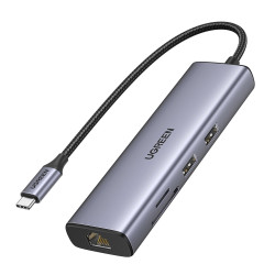 UGREEN 90568 USB-C Hub 2xUSB 3.0 + HDMI + RJ45 + SD/TF + PD