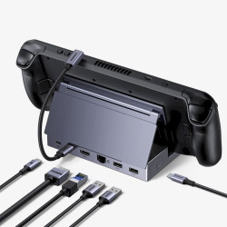UGREEN 75126 CM800 6-in-1 USB-C Docking Station USB Power Delivery up to 100 W / Grey