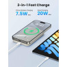 UGREEN 25208 Power Bank 10000 mAh Wireless charging 20 W / beige