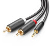 UGREEN 10513 Audio Cable 5 m 2xRCA to 3.5mm / grey