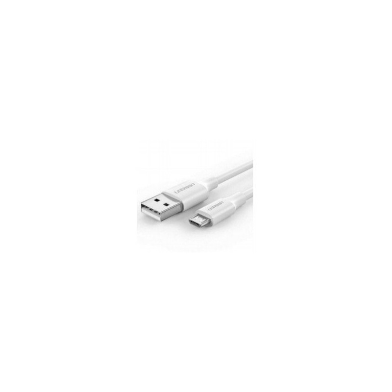 UGREEN 60143 USB Cable USB 2.0 2 m USB-A to Micro-USB B 480 Mbit/s / white