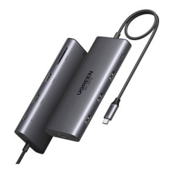 UGREEN 15534 Interface Hub USB Type-C 5000 Mbit/s HDMI / RJ-45 / USB 2.0 / USB 3.0 / USB Type-C / 100 W