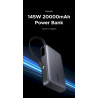 UGREEN 55992B Power Bank 20000mAh 145W 1C1A with Built-in USB-C Cable for Mobile phone/Smartphone, Tablet, Laptop/netbook / grey