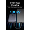UGREEN 55992B Power Bank 20000mAh 145W 1C1A with Built-in USB-C Cable for Mobile phone/Smartphone, Tablet, Laptop/netbook / grey
