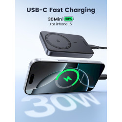 UGREEN 45763 Power Bank 10000mAh Wireless Charging / grey