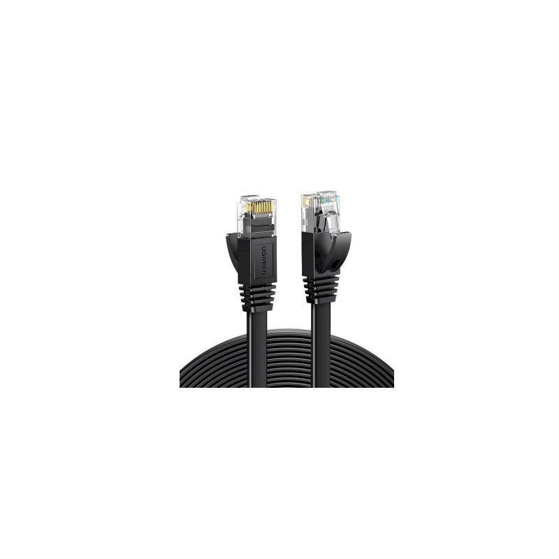 UGREEN 50173 RJ-45 Networking Cable Cat6 U/UTP 1 m Flat / black