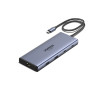 UGREEN 45380 Revodok Pro 10 10-in-1 Laptop Dock / HDMI x2 / USB Power Delivery 100W / grey