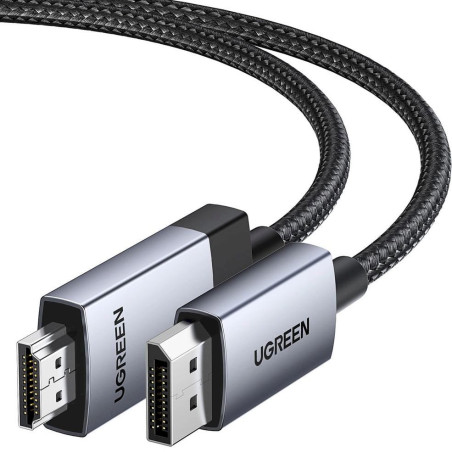 UGREEN 15773 DisplayPort to HDMI Cable 1m / grey
