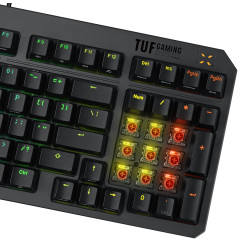 ASUS TUF Gaming K3 Gen II klaviatūra Žaidimams USB QWERTY Juoda