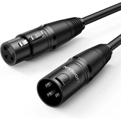 UGREEN AV130 Cable XLR female to XLR male 1m / black