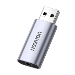 UGREEN CM383 External Stereo Sound Adapter USB to 3.5mm