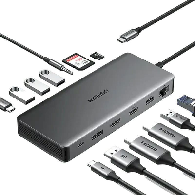 UGREEN 15978 Revodok Pro 313 13-in-1 USB-C Docking Station HDMI / DP / RJ45 / USB-C / USB-A