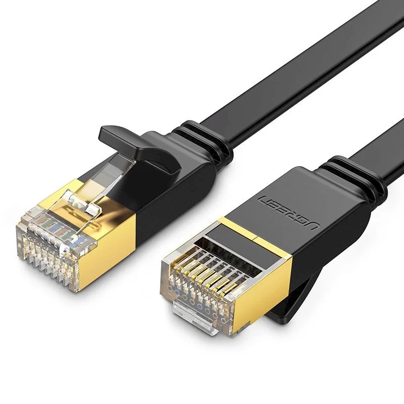 UGREEN NW106 Ethernet RJ45 Cat.7 STP Flat Cable 3m / black