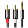 UGREEN UGR510BLK Jack 3.5mm to RCA (Cinch) x2 Cable 2m / black