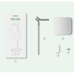 UGREEN LP143 Headphone Stand / silver