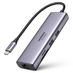 UGREEN CM512 USB-C Docking Station 7-in-1 USB-C Hub HDMI 4K 60Hz / 2x USB-A / SD TF card reader / USB-C PD 100W / RJ45