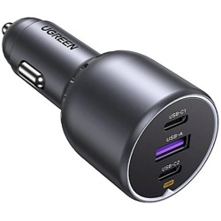 UGREEN EC705 Car Charger 1x USB-A 2x USB-C 3A
