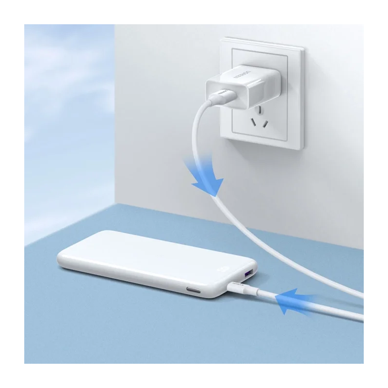 UGREEN US289 USB-A to microUSB Cable 1.5 m / white