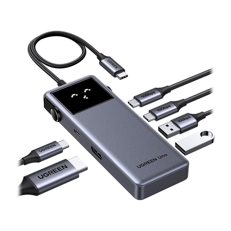 UGREEN CM889 USB-C Hub 6-in-1 Adapter USB-C to HDMI 4K / 3x USB / PD 100W