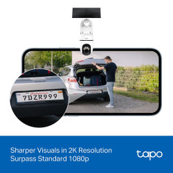 TP-Link Tapo C610 KIT Bokštelis IP apsaugos kamera Lauke 2304 x 1296 pikseliai Ant lubų / sienos / stulpo