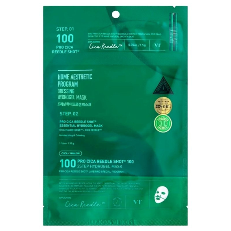 VT Cosmetics Pro Cica Reedle Shot 100 2Step Hydrogel Mask 30 g