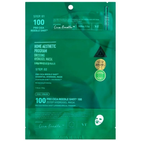 VT Cosmetics Pro Cica Reedle Shot 100 2Step Hydrogel Mask 30 g