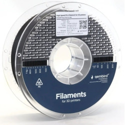 Gembird 3DP-PLA1.75HY-01-BK High Speed PLA Filament 1.75 mm 1 kg / black