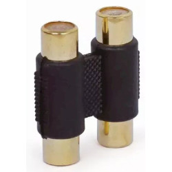 Gembird A-2RCAFF-01 Adapter 2 x RCA Female - 2 x RCA Female
