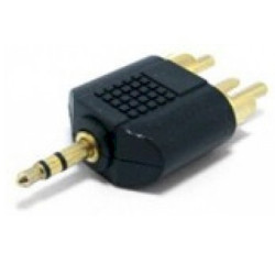 Gembird A-458 3.5 mm plug to 2 x RCA plug Adapter Cable