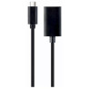 Gembird A-CM-DPF-02 USB-C to DisplayPort Adapter Cable 4K 15 cm / black