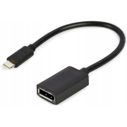 Gembird A-CM-DPF-02 USB-C to DisplayPort Adapter Cable 4K 15 cm / black