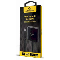 Gembird A-CM-HDMIF-04 USB Type-C to HDMI Adapter Cable 4K@60Hz 15cm / black