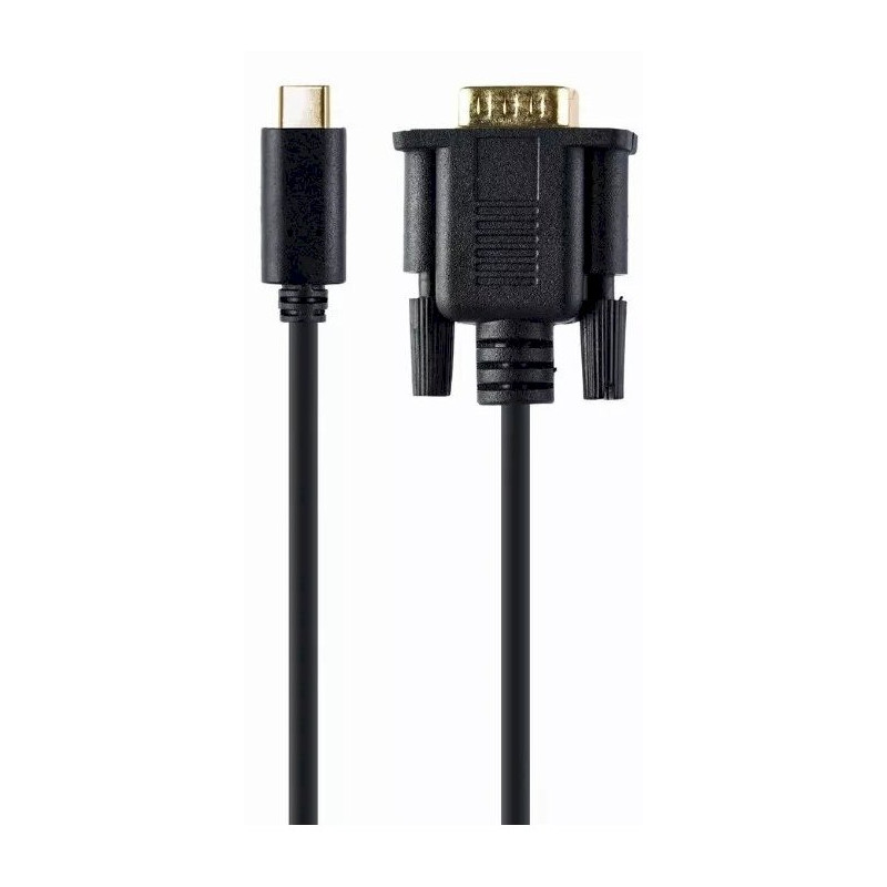 Gembird A-CM-VGAM-01 USB-C to VGA Adapter 2m / black