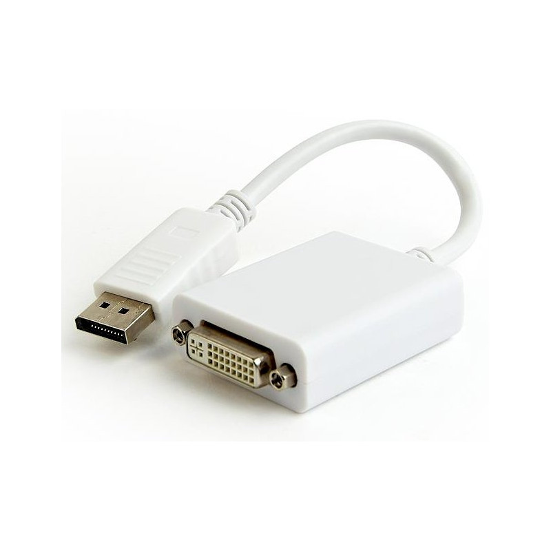 Gembird A-DPM-DVIF-03-W DisplayPort to DVI Adapter Cable 4K / white