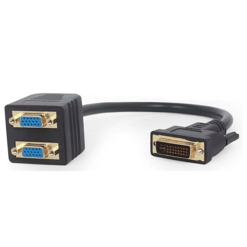 Gembird A-DVI-2VGA-01 DVI-I to 2x VGA Adapter