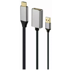 Gembird A-HDMIM-DPF-02 HDMI Male to DisplayPort Female Adapter 4K / black