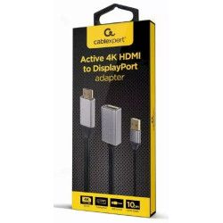 Gembird A-HDMIM-DPF-02 HDMI Male to DisplayPort Female Adapter 4K / black