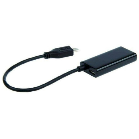 Gembird A-MHL-003 Micro USB Male to HDMI Female Adapter 16cm Full HD
