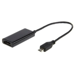 Gembird A-MHL-003 Micro USB Male to HDMI Female Adapter 16cm Full HD