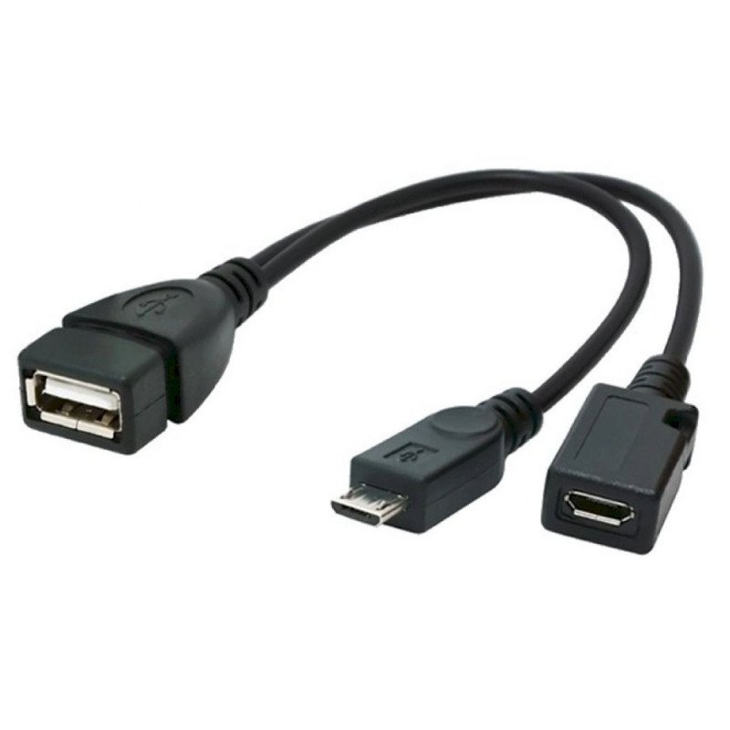 Gembird A-OTG-AFBM-04 USB OTG Adapter MicroUSB Socket to USB Socket
