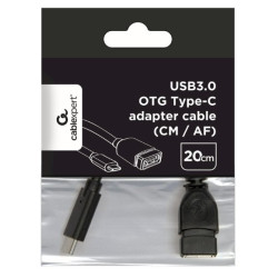 Gembird A-OTG-CMAF3-01 OTG USB Type-C to USB-A Adapter 0.2m USB 3.0 / black
