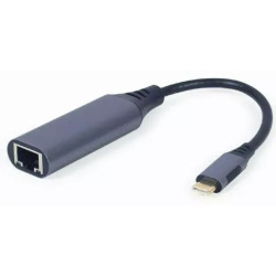 Gembird A-USB3C-LAN-01 USB Type-C to RJ-45 Ethernet Adapter / space grey