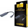 Gembird A-USB3C-VGA-01 USB Type-C to VGA Adapter / space grey